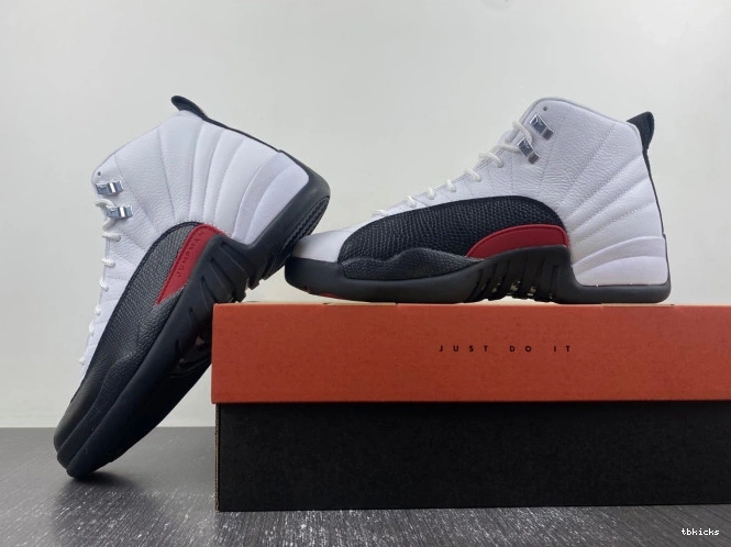 Cheap TBK Air CT8013-162 Jordan 12 Red Taxi 0701